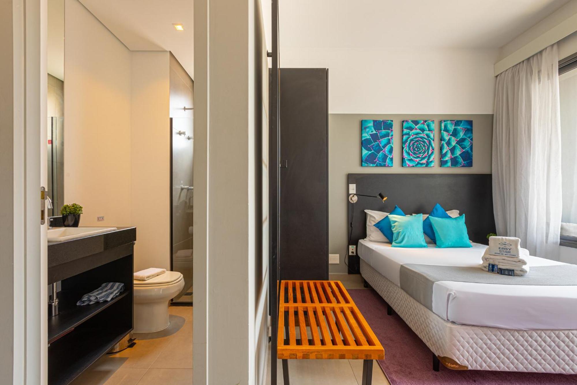 Apartamento Easy Star - Charmoso Na Viila Olimpia - Yx03h